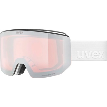 uvex Ски маска Uvex Lace Attract S1-2 (VLT 24-61%) Ski goggles - White Matt / Mirror Silver - размер One Size (417-4821-0111)
