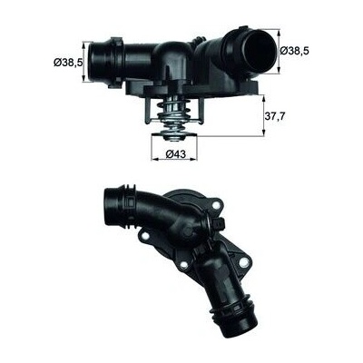 Termostat chladící kapaliny MAHLE ORIGINAL TM 13 97 (TM1397)
