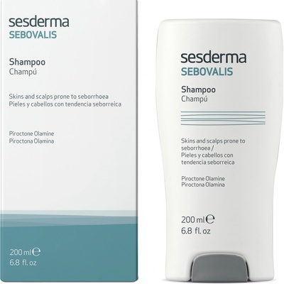 Sesderma Sebovalis upokojujúci šampón proti lupinám 45% Lactid Acid 200 ml
