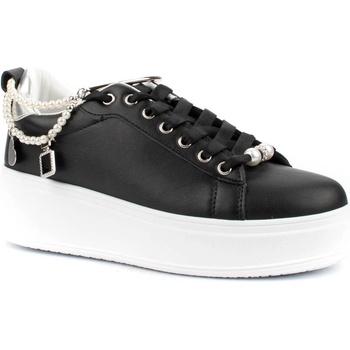 Дамски кецове в черно с аксесоар