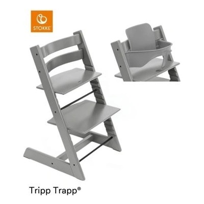 Stokke Tripp Trapp + Baby Set 2 Storm Grey