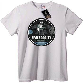 NOONEBRAND Тениска Космическа одисея - 4XL, White