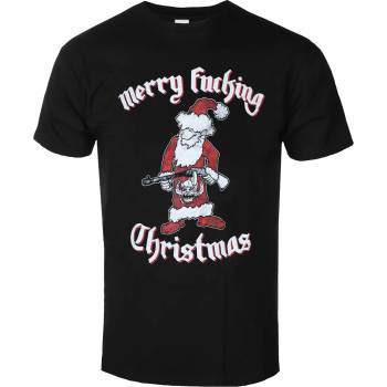 ROCK OFF мъжка тениска Motörhead - Merry Effing Christmas - ЧЕРЕН - ROCK OFF - MHEADTEE64MB
