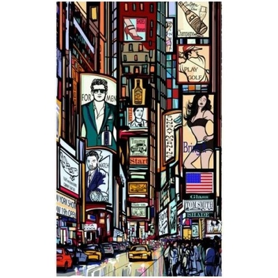 DIMEX ART Флизелинов фототапет таймс скуеър 150 x 250 см