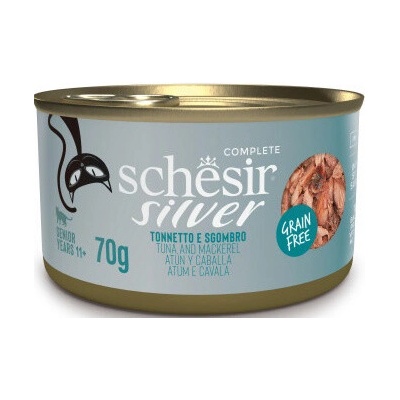 Schesir Cat Senior Wholefood tuniak makrela 70 g