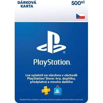 PlayStation dárková karta 500 Kč