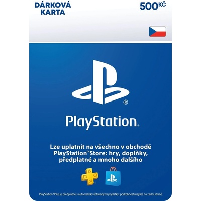 PlayStation dárková karta 500 Kč – Zboží Živě