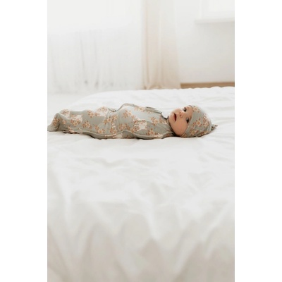 Sleepee Zavinovačka Second Step Swaddle s čepičkou Vintage Animals Sky Blue