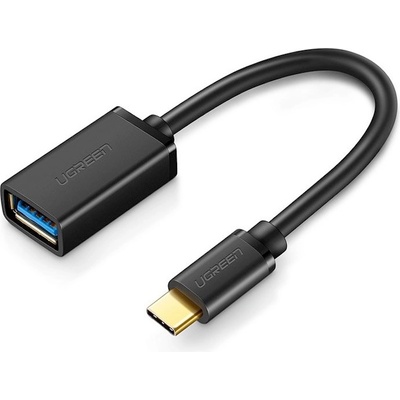 UGREEN USB 3.0 адаптер за MacBook и устройства с USB-C порт - Ugreen USB-C to USB-A 3.0 OTG Adapter (черен) (15 см) (US154 (30701))