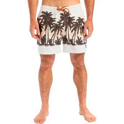 Quiksilver Бански гащета Quiksilver Everyday Straight Volley 15´´ swimming shorts - White (Birch Tropicamo)