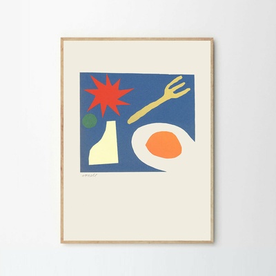 Moikka Plagát Breakfast by Ellie Evelyn Orrell 50x70