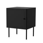 Cama meble Cama Нощно шкафче 2 бр PALAZZO BIS 45x39xH59 матово черно (PALAZZO 400031)