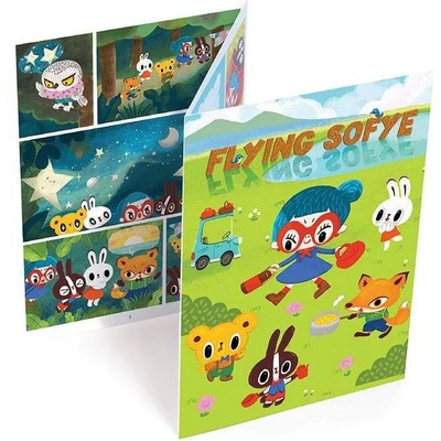 DJECO Творчески комплект за декорация с ваденки Djeco - Летящата София (DJ09558)