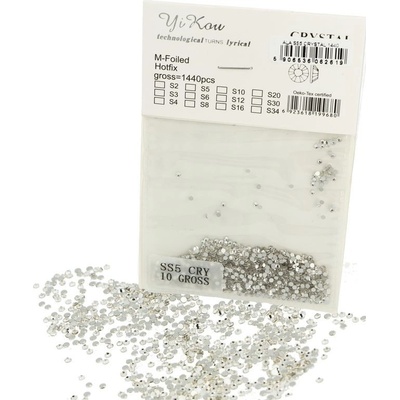 Kamienky Crystal SS5 číre 1440 ks