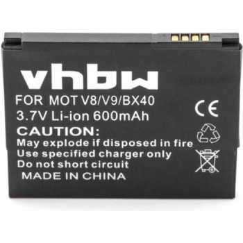 Image 1 of VHBW Батерия за Motorola RAZR 2 V8 / V9 / U9, 600 mAh (106123400)