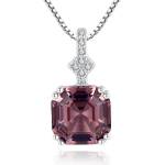 Silenti Jewelry Сребърно колие "Топаз" - Сребърен