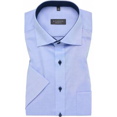 Eterna Comfort Fit košile "Pinpoint " s krátkým rukávem modrá 8100K137_12