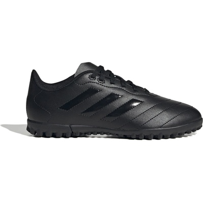 adidas Юношески футболни стоножки Adidas Goletto Juniors Astro Turf Football Boots - Black/Black