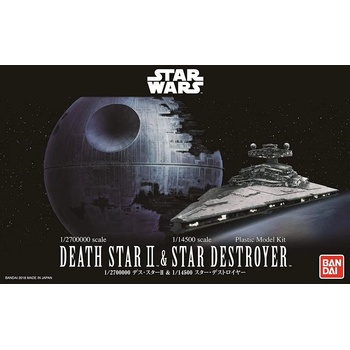 Bandai Сглобяем модел Bandai Космически: Разрушител - Death Star II/Star Destroyer (R01207)