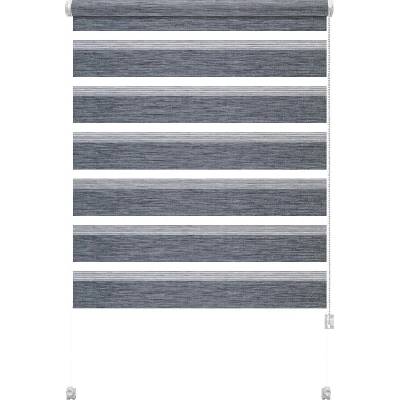 Gardinia Sivá roleta deň a noc 42,5x150 cm Zebra Natur