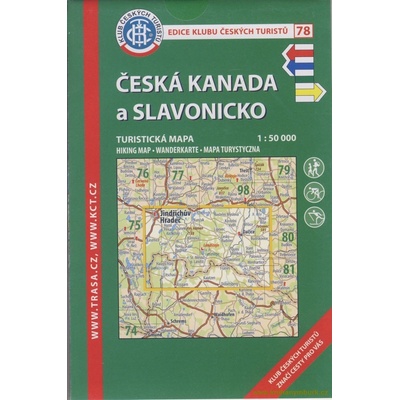 Česká Kanada a Slavonicko 1:50 000