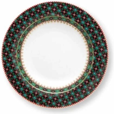 Pip Studio Berry Blues hluboký talíř 21,5cm zelený