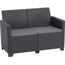 Allibert CLAIRE 2 SEATERS SOFA grafit
