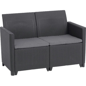 Allibert CLAIRE 2 SEATERS SOFA grafit