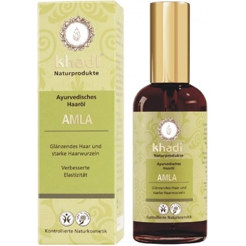 Khadi vlasový olej Amla pro zdraví a lesk vlasů 100 ml