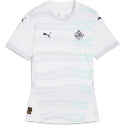 PUMA Дамска футболна фланелка Puma Iceland Away Shirt 2025 Womens - White/Navy