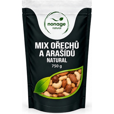 Nonage Mix ořechů a arašídů natural nesolených 750 g