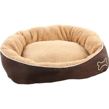 Flamingo Round Bed - Меко легло за кучета и котки , 52 х 46 х 18см. , бежово