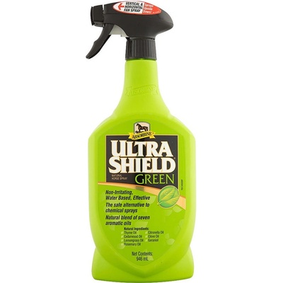 Absorbine UltraShield Green přírodní koňský deodorant s esenciálními rostlinnými oleji, láhev s rozprašovačem 946 ml – Hledejceny.cz