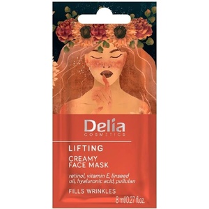 Delia Cosmetics Крем маска за лице с лифтинг ефект, 8 ml