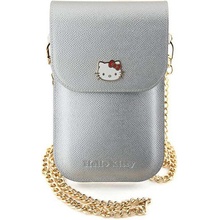Hello Kitty PU Metal Logo Leather Wallet Phone Bag Silver Objevte novou kabelku Hello Kitty Leather Metal Logo Chain kombinaci elegance, stylu a funkč