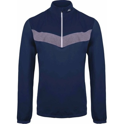 Kjus Mens Dexter II 2.5L Half Zip Atlanta blue melange/atlanta blue