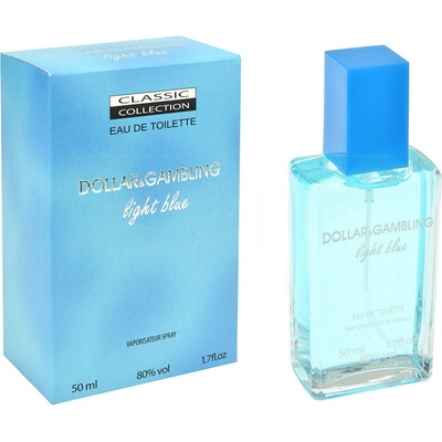 Classic Collection Dollar & Gambling Light Blue toaletní voda dámská 50 ml