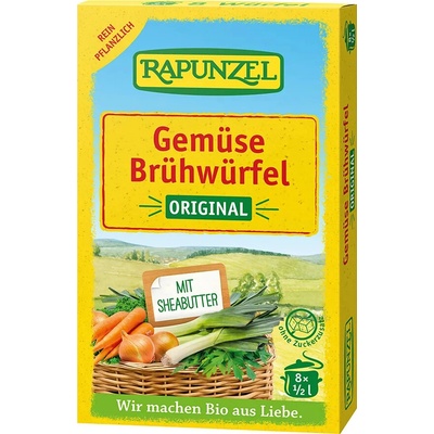 Rapunzel Vývar zeleninový originál čirý v kostce BIO 8 x 10,5 g