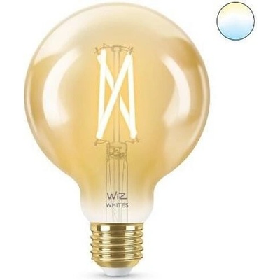 WiZ LED filament amber žárovka E27 G95 7W 640lm 2000-5000K IP20, stmívatelná