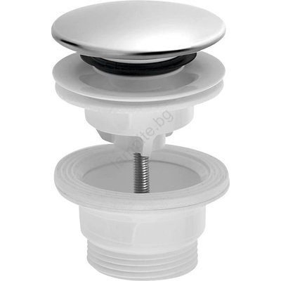 Bruckner - Сифон за мивка CLICK-CLACK Ø 6, 3 см неръждаем (SH0321)