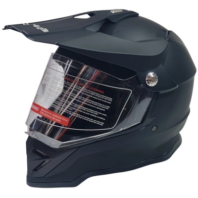 Крос каска за мотор черна, мат L No063