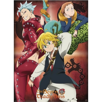 GB eye Мини плакат GB eye Animation: The Seven Deadly Sins - Ban, King & Meliodas (ABYDCO456)