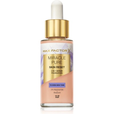MAX Factor Miracle Pure Skin Reset Серум фон дьо тен цвят 10-30 Fair 30ml