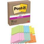 Post-it Super Sticky Notes, 16 pads (1440 sheets), 76mm x 76mm - 654SP-SSCOL-16 (654SP-SSCOL-16)
