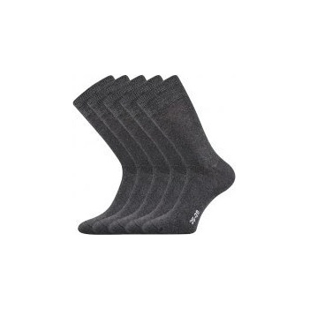 Lonka ponožky KlimaX 5 párov čierna melír