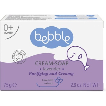 Bebble Detské krémové mydlo s levanduľou 75 g