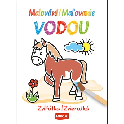 Maľovanie vodou Zvířátka/Zvieratká