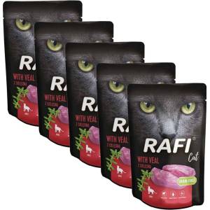 RAFI Cat Възрастни Патé с Телешко 5 x 100 г