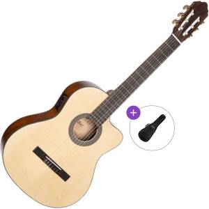 Cort AC120CE OP Basic SET 4/4 Natural Класическа китара с предусилвател