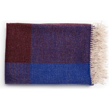 tre Карирано одеяло Blend Throw синьо-бяло (BT154BW)